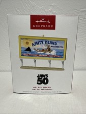 Hallmark Keepsake 2025 Jaws 50th Anniversary Help!!! Shark Movie Ornament