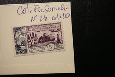 Timbre Côte Fse Somalis** av indépendance (lot 6652)