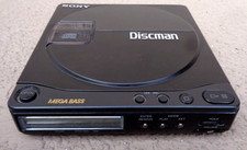 1989 SONY DISCMAN D9/D90 PORTABLE CD PLAYER TESTED FOR PARTS OR REPAIR AS IS MIJ