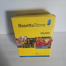 Rosetta Stone Italian Language Course Level 1 2 3 Version 4