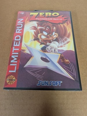 Zero the Kamikaze Squirrel - Sega Genesis - Limited Run Games - New / Sealed