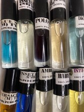 Fragrance Oils 100 Pure body oil 1/3 roll on bottle variouse scents