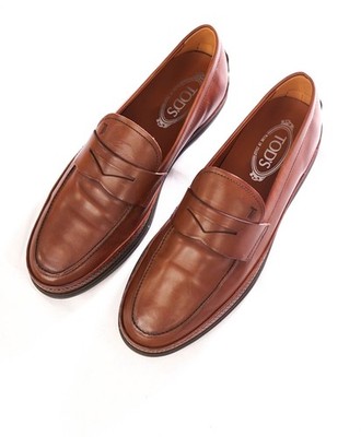 Tod\'s Brown Leather Espadrille Driving Loafers Tod’s size 10.5 = US 12 $1,045 Tod main image 2