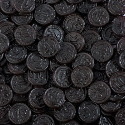 de Bron Muntendrop Lakritz Taler Zuckerfrei 1 KG