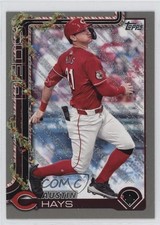 2025 Topps Holiday Holiday Silver Glitter Austin Hays #H67 2k3
