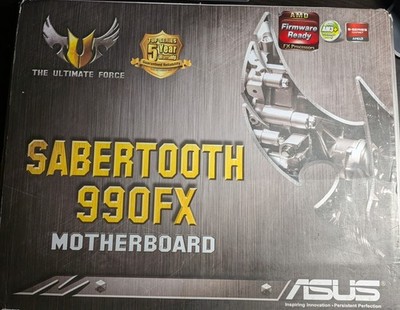 Asus Sabertooth 990FX socket AM3+ with included AMD FX8300 CPU