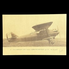 Breguet 19 French Bomber 1920s Airplane Antique Postcard Carte Postale Vintage