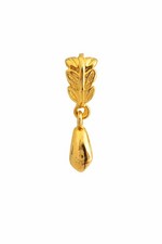 Gold Decorative Pinch Bails Pkg 5-15 Brass Ships from WI USA 11-G 