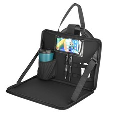 Car Steering Wheel Tray, Laptop Desk Food Table with Cup Holder