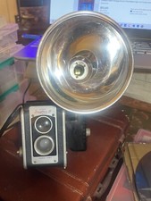 1950s Kodak Duaflex III Camera w/ Flash  Strap sold as Decor Please Read