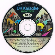 DK KARAOKE DKG-05 - ORIGINAL EDIT-A-VISION CD G - OUT OF PRINT  