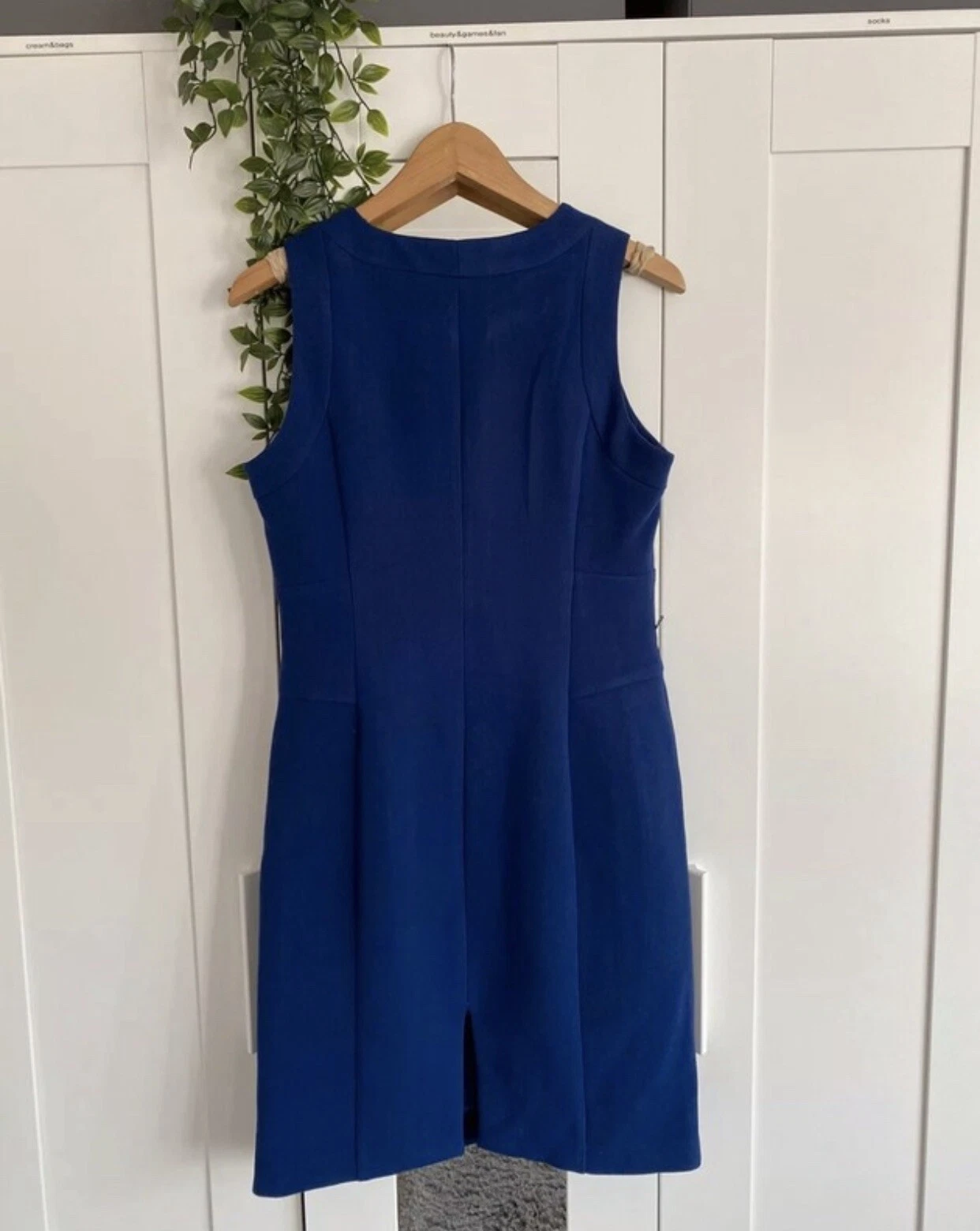 ? Abito donna taglia 6 MICHAEL KORS matita formale elegante designer blu royal ?