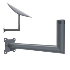 Extended Starlink Mounting Bracket Long-Arm Steel Starlink Wall  Roof Mount