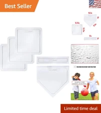 Lightweight & Portable Baseball Base Set - Effortless Setup for Kids and Adults