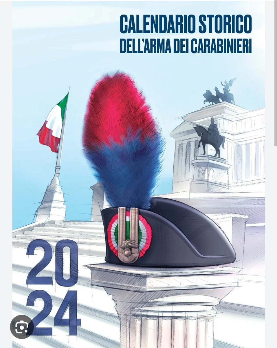 CALENDARIO ARMA DEI CARABINIERI 2024 - NUOVO