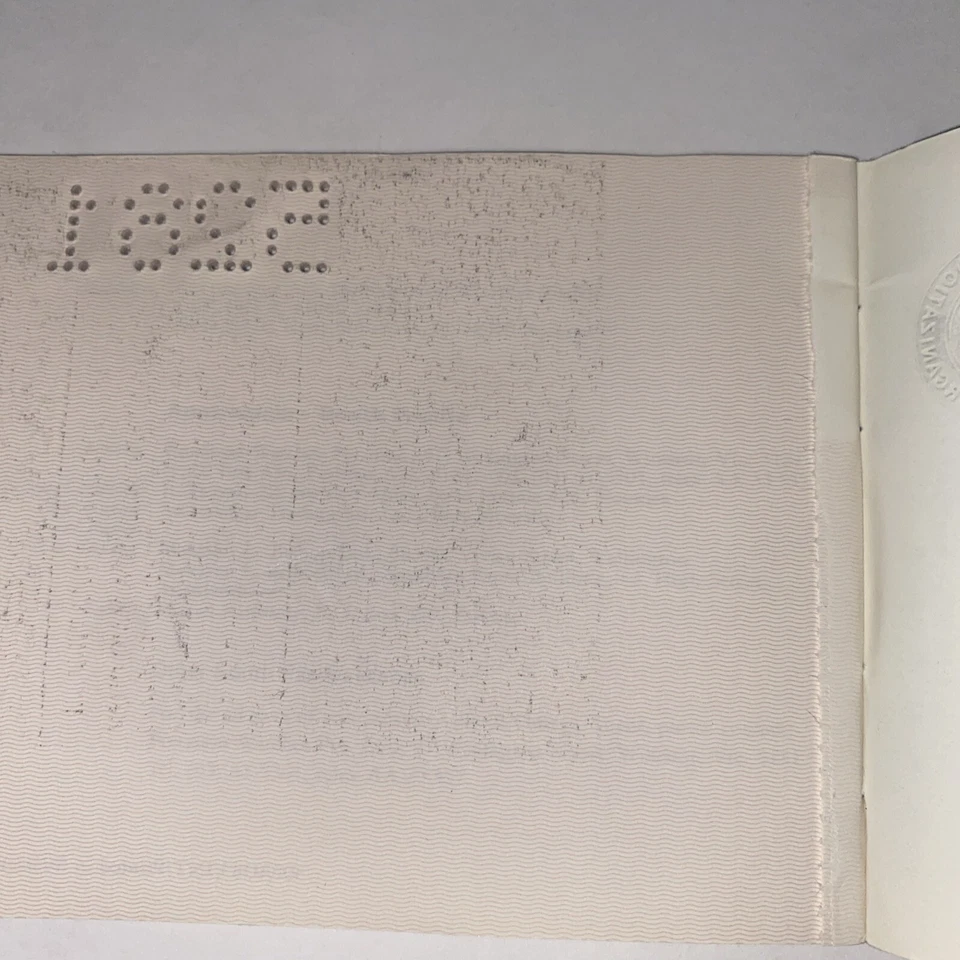 Certificado de garantia internacional raro ômega em branco sem data 5231 - Imagem 3 de 4