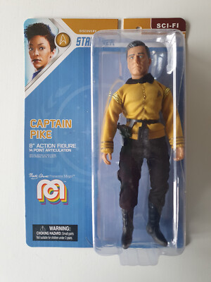 MEGO Figur CAPTAIN PIKE STAR TREK  8'' Figure  - NEU OVP -