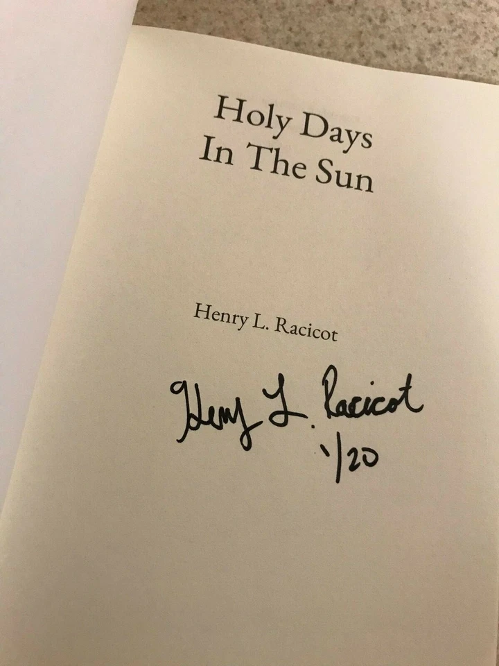 Holy Days In The Sun / Limited Edition of 20 Signed Book and Topps Author Card - Image 2 of 2