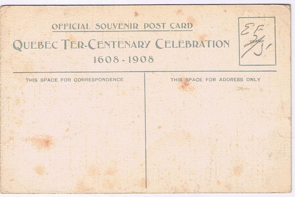 Postcard Monument Laval Official Souvenir Quebec Tercentenaire eBay