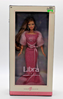 LIBRA ZODIAC BARBIE (23 SEP - 23 OCT) Pink Label Collector MATTEL