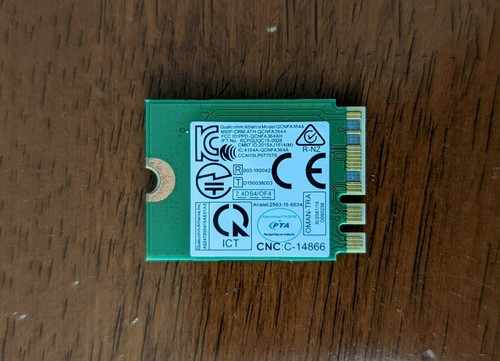 Killer 1535 Qualcomm Atheros Scheda WiFi 2,4 + 5 GHz 802.11ac M.2 867 MBps - Afbeelding 2 van 2