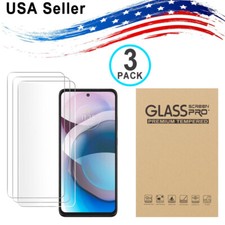 3PK Motorola Moto One 5G Ace/One 5G UW Ace/G 5G 2020 Tempered Glass Protector