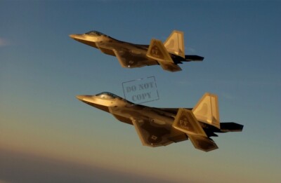 US AIR FORCE USAF F-22A Raptor aircraft AFII 8X12 PHOTOGRAPH
