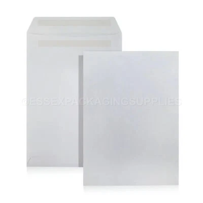 PLAIN WHITE ENVELOPES HIGH QUALITY PAPER STATIONERY OFFICE SUPPLIES A5 A4