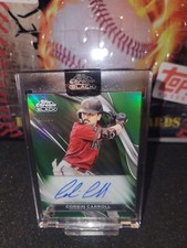 2024 Topps Chrome Black Corbin Carroll Green Auto #91/99