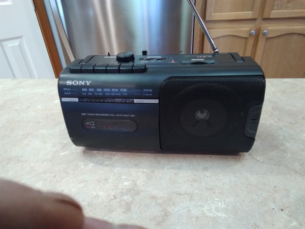 Sony CFM-10 Radio/Cassette Boombox for sale online | eBay
