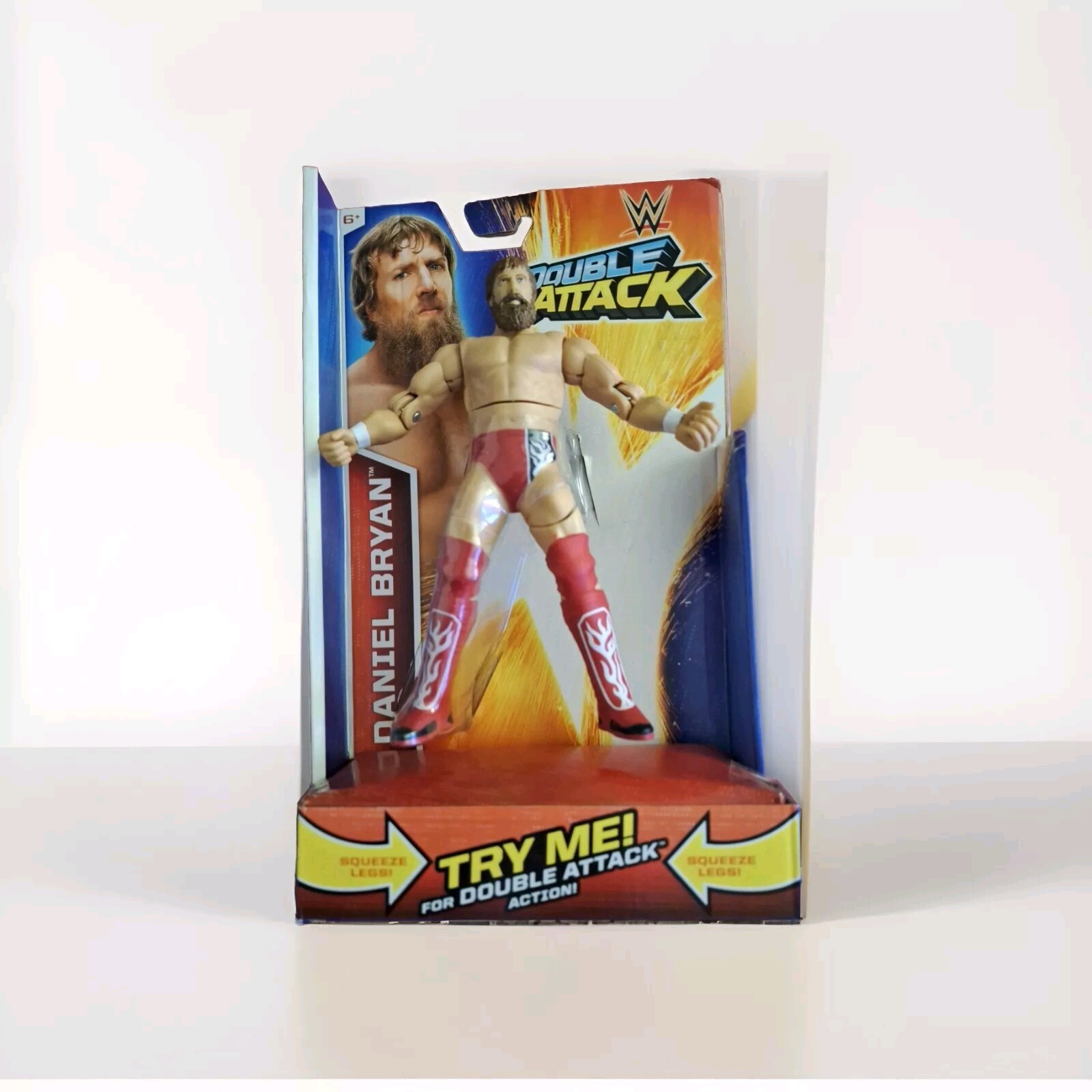 Mattel (2014) - WWE Daniel Bryan - Double Attack Action Figure slight box damage
