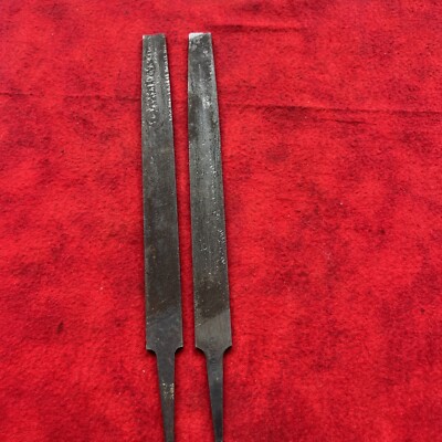 (UNBRANDED) SET OF 2 BASTARD HAND FILE TOOLS 10'' LENGTH (t69)