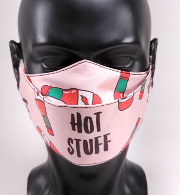 Sexy Hot Sauce   face mask 100% Cotton handmade in USA
