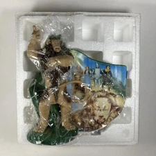 Disney Wizard of Oz "King Of The Forest" Lion Figurine Bradford Exchange NIB Vtg