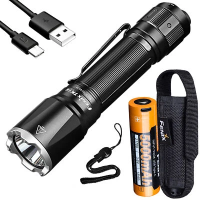 Fenix TK16 V2.0 V2 3100 Lumen Tactical Flashlight, Long Throw and Rechargeable