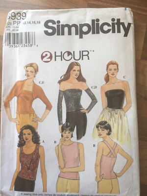 Simplicity 2 STUNDEN SCHNITTMUSTER teilweise gebraucht bis Gr. 14 komplett (8939)