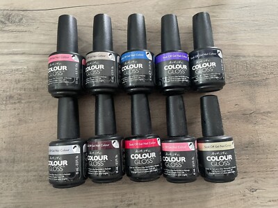 10 Artistic Nail Design Colour Gloss Colors Gel Polish Lot Kit