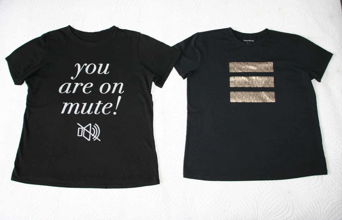 T-shirt noir coton imprimé What is The Kooples - Canada