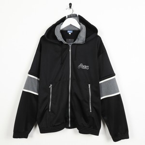 giacca asics con cappuccio