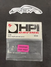 HPI Racing Vintage RC Car Part # A190 Gear shaft and set screw