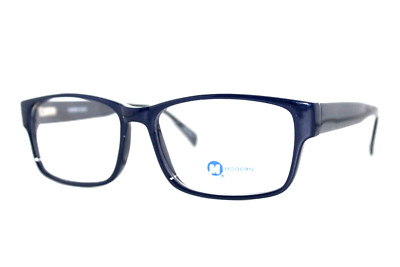 NEW MODERN OPTICAL SLICK NAVY AUTHENTIC EYEGLASSES FRAMES 60-17-150MM