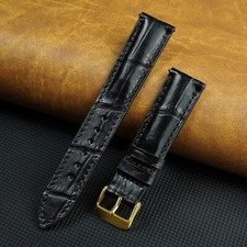 Crocodile Leather Watch Band Men Genuine Crocodile Watch Strap Quick Release
