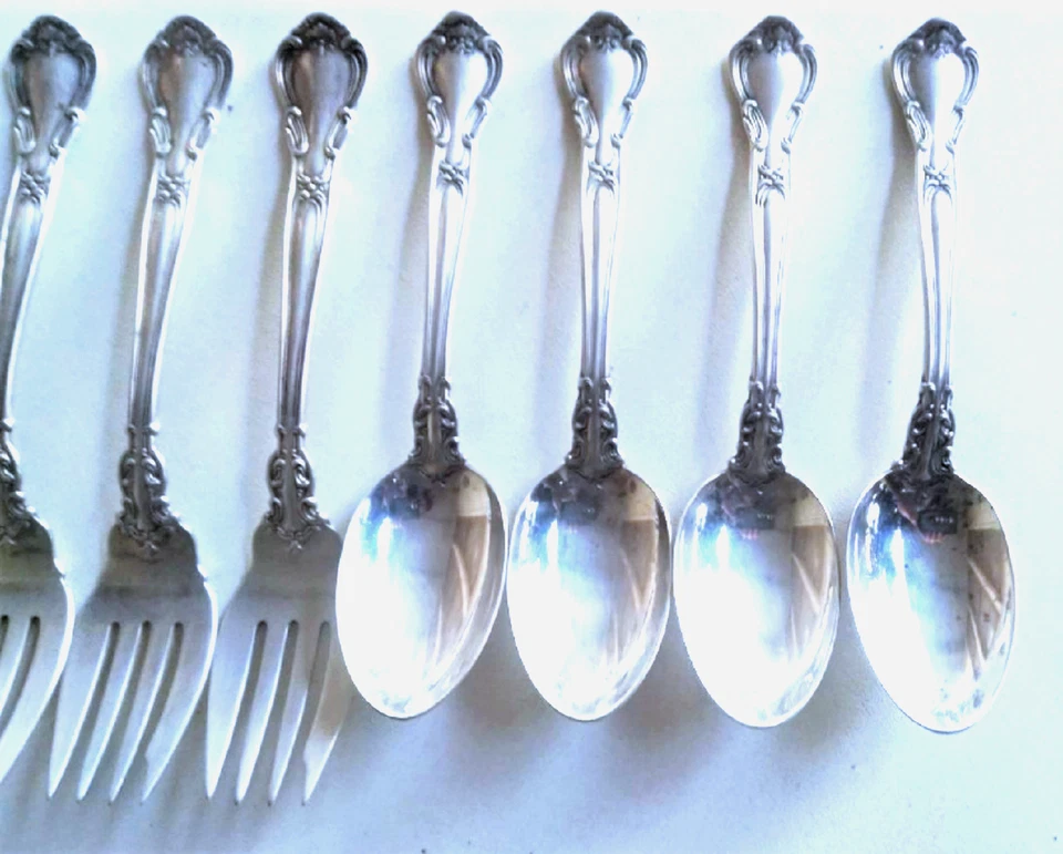 Servicio Gorham CHANTILLY vintage de plata esterlina para cuatro 16 piezas Sin mono Foto 2 de 4