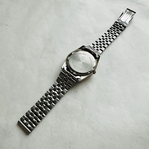RARE VTG CARAVELLE BULOVA REAL MOON PHASES 30m Quartz Watch USA Wrist bracelet - Picture 15 of 20