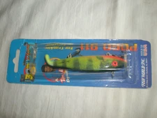 Vintage Mann's Pogo 911 Fishing Lure - Yellow Perch - NIP