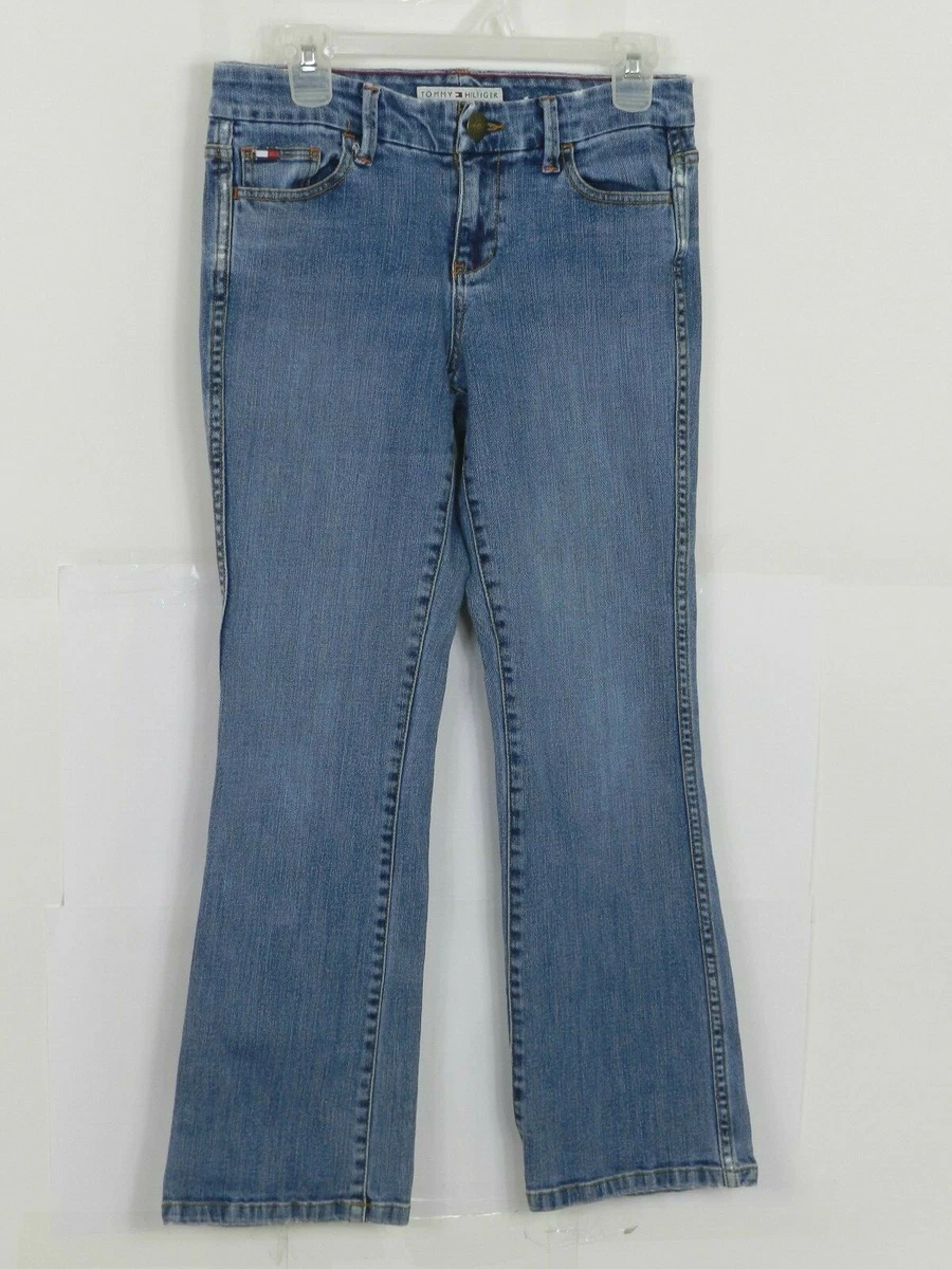 Tommy Hilfiger Petite Womens Size 6P Hipster Bootcut Jeans Medium wash