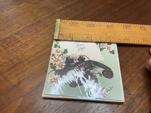 Sealed Pack Of 5 VINTAGE Thank You Art Guild Greeting Cards 1950’s NOS - Picture 9 of 11