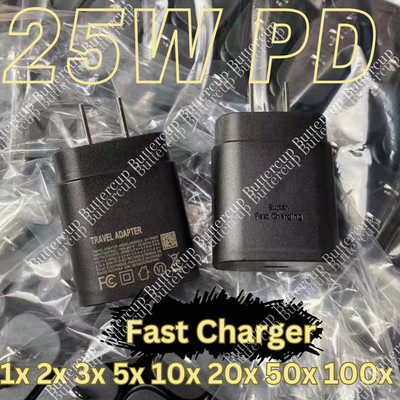 25W Type C USB-C Super Fast Wall PD Charger Block For Samsung iPad iPhone 15 Lot