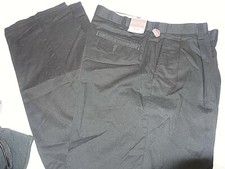 Covington Pleated Front Black Men's Dress Pants 34X34 NWT
