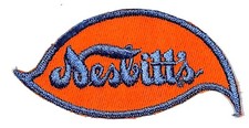 Nesbitt's Soda Embroidered Soda Patch c1960's VGC Scarce